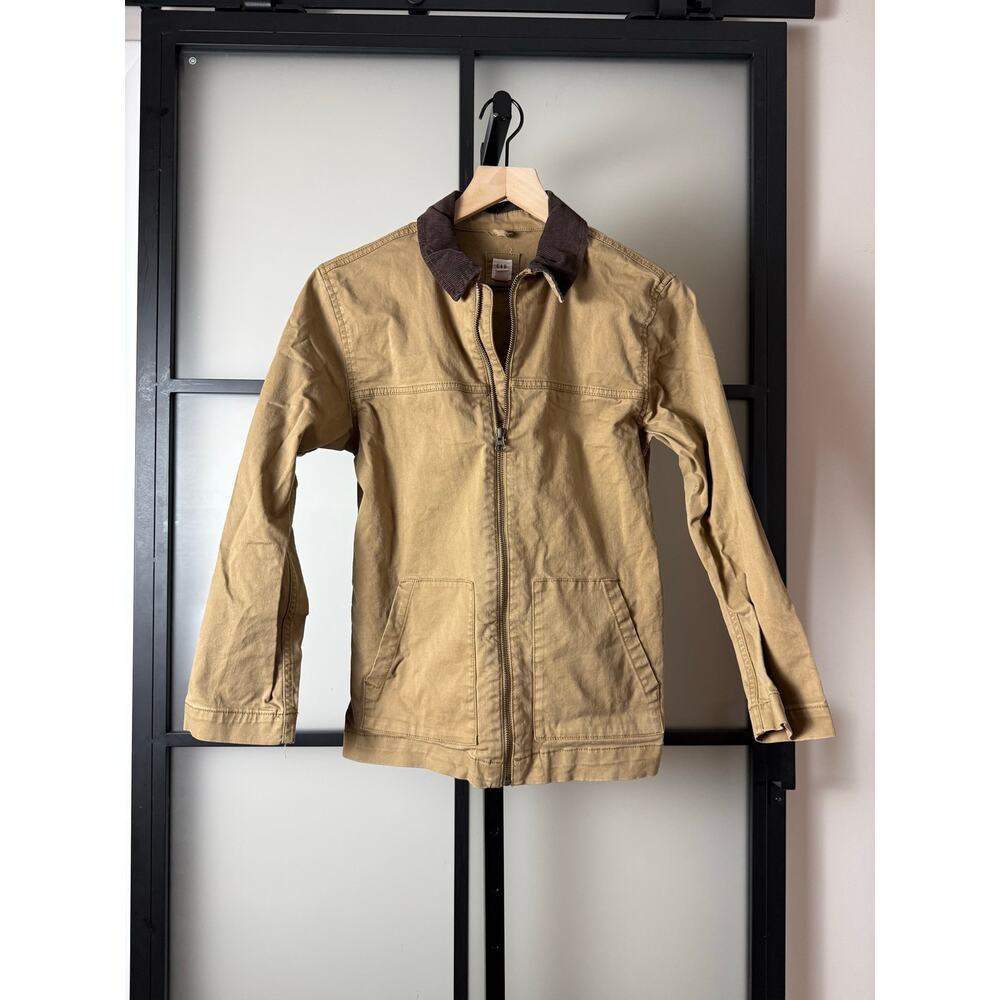 Gap Kids Utility Jacket in Caramel Brown Size XL (12)